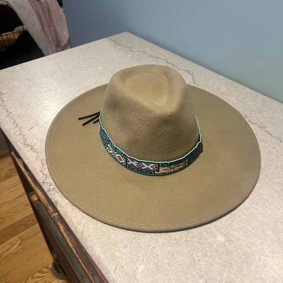 Wyeth Rancher Hat with hand-beaded band - OS - Picture 2 of 6